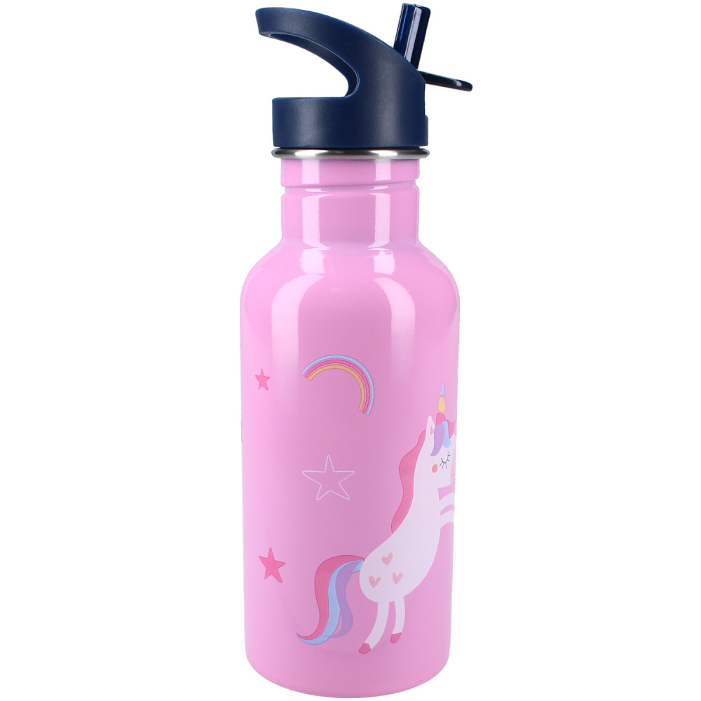 Bidon Vadobag Drink up Pink, 500 ml Inox - imagine 2