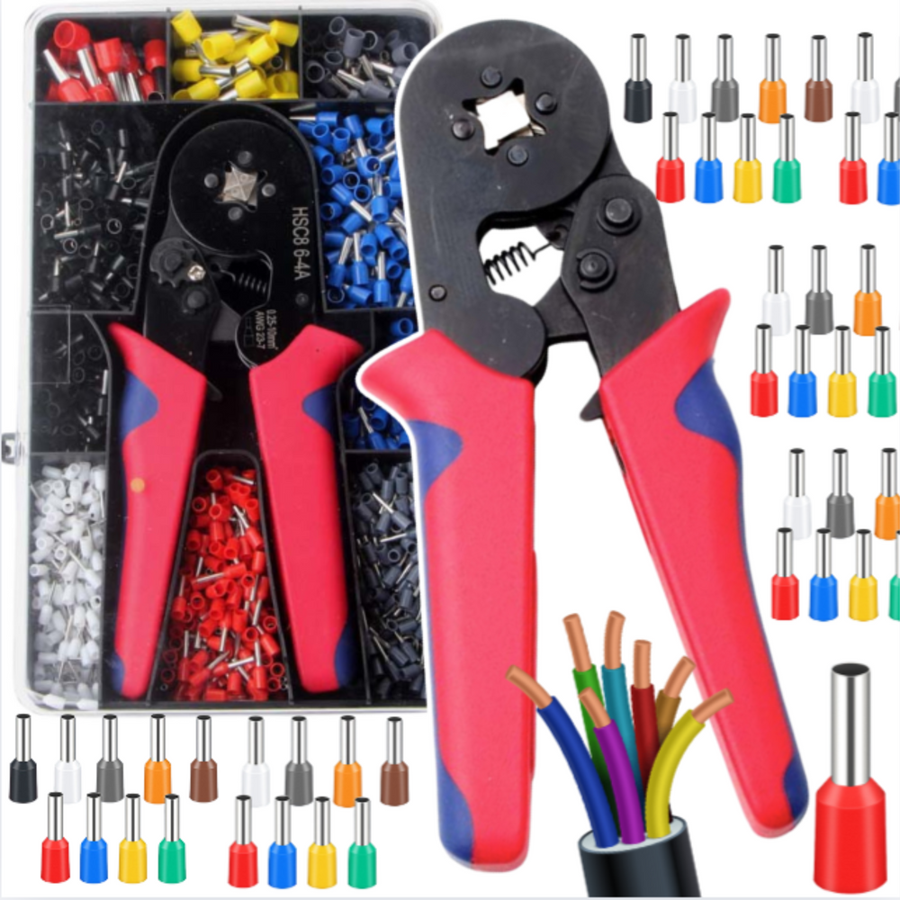 Leantoys Set Sertizare 1200 Terminali - imagine 4