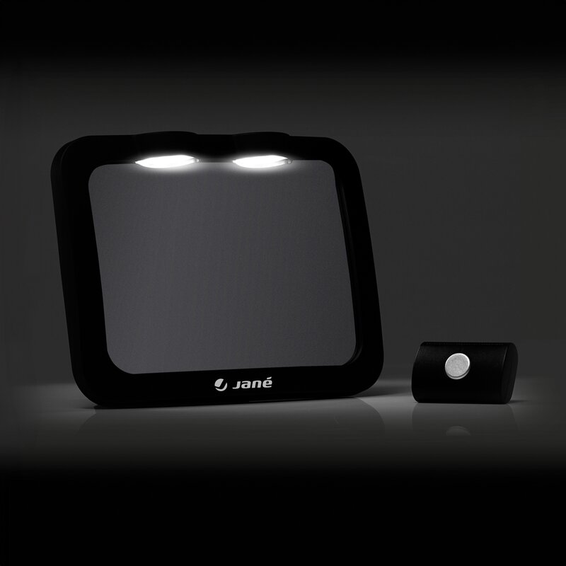 Oglinda auto Jane Black cu LED pentru copii
