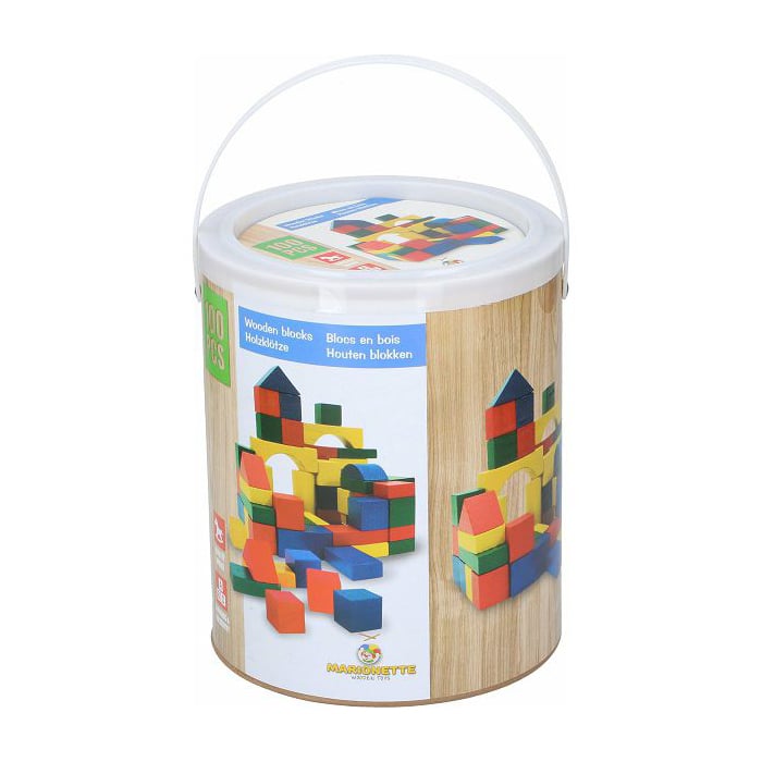 Set Constructie Lemn Marionette 100 Piese