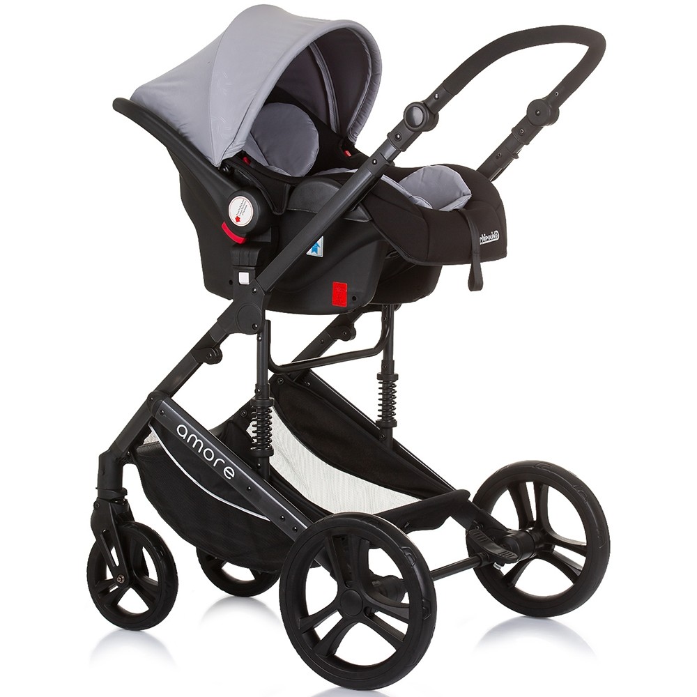 Carucior Chipolino Amore 3 in 1 i-Size, Gri - imagine 3