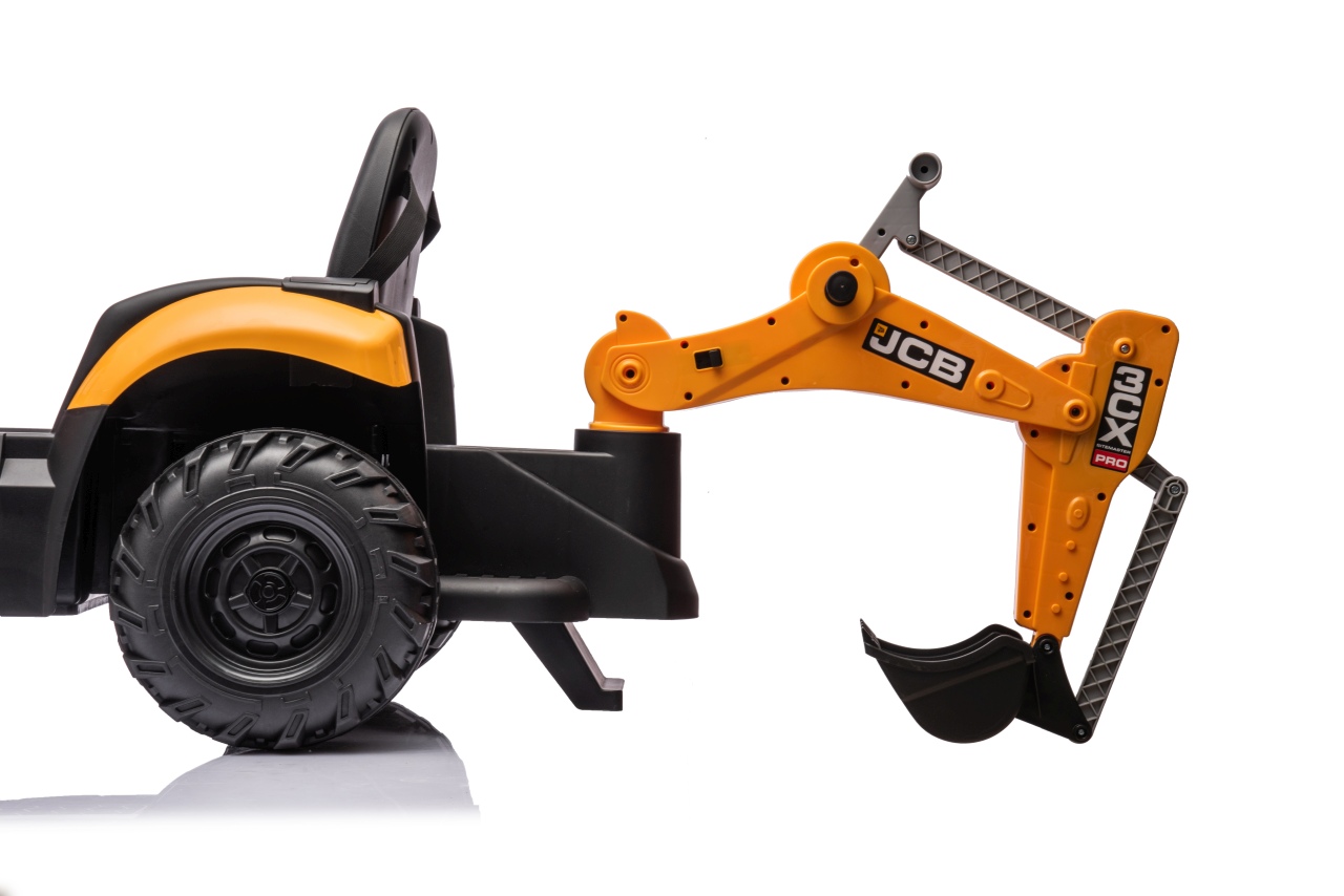 Tractor Excavator JCB 2 in 1 Electric Galben - imagine 3