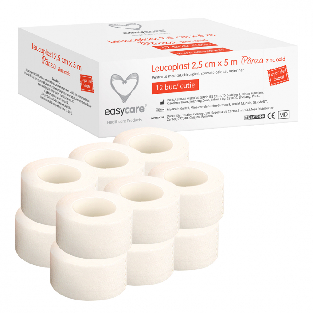 Leucoplast Easycare 2.5cm x 5m - 12 Role