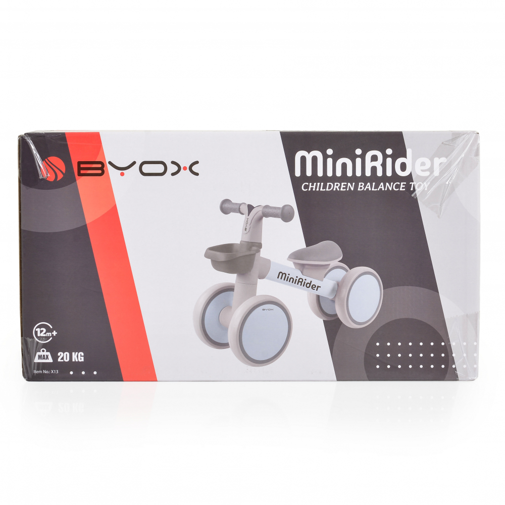 Byox Mini Rider Albastru - Vehicul Ride-On Echilibru - imagine 4