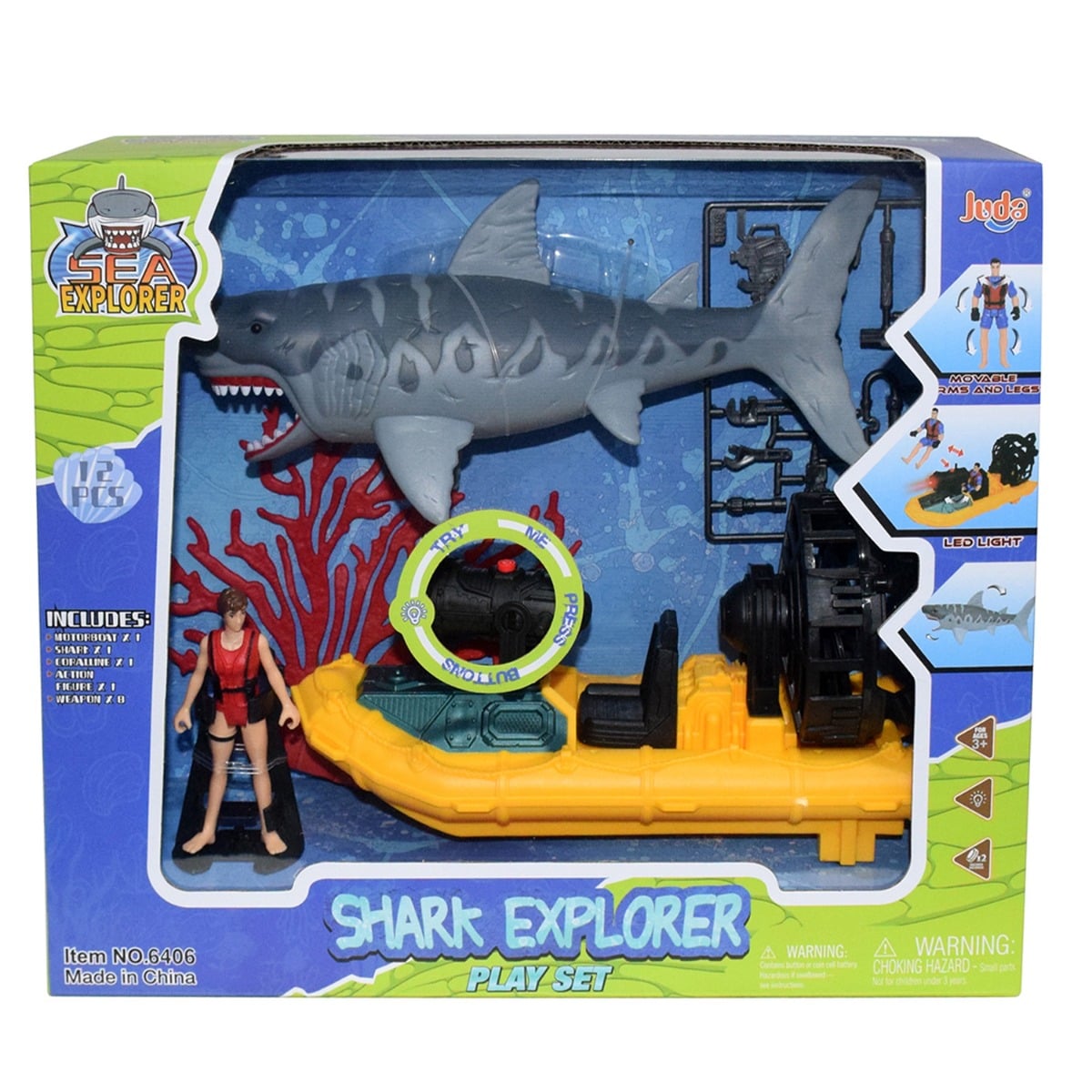 Wild Quest Exploratorul de rechini - Set figurine