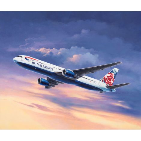 Machetă Revell Boeing 767-300ER British Airways 1:144 - imagine 2