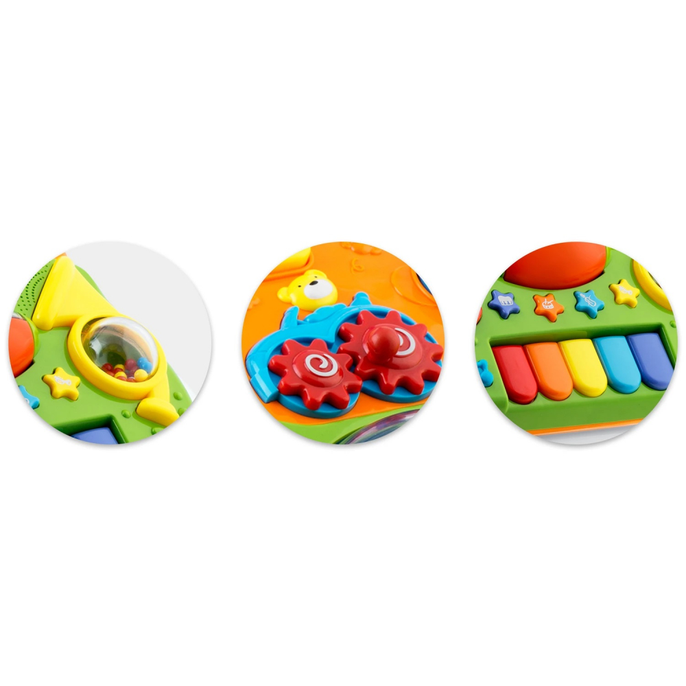 Antepremergător Ricokids 2in1 Educational, Alb - imagine 6