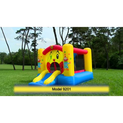 Spațiu Gonflabil Slide Clown Happy Hop cu Tobogan - imagine 5