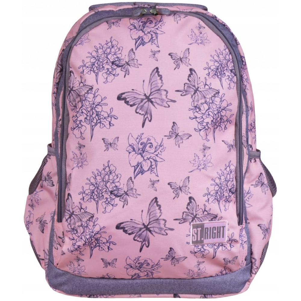 Ghiozdan St Majewski Vintage Butterfly, 2 Compartimente