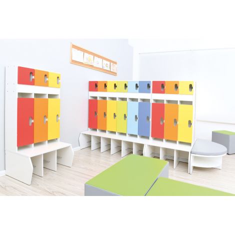 Set Vestiar Chameleon 5 Alb, 3 Usi, Moje Bambino - imagine 2