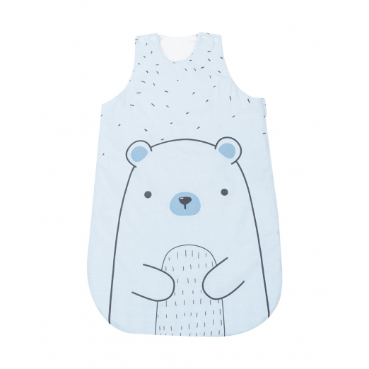 Sac de dormit KikkaBoo Bear with me Blue, 6-18 luni