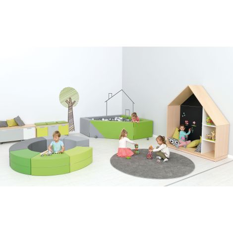 Dulap Casută Quadro Artar cu Tablă Magnetică | Moje Bambino - imagine 9