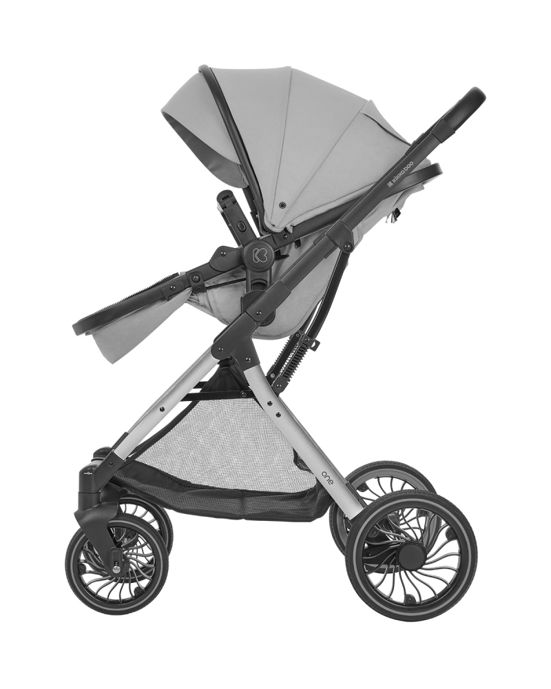 Carucior 3in1 KikkaBoo I-Size | Aluminiu, Versatil