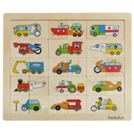 Puzzle Amesteca si Potriveste Transport | Beleduc - imagine 2
