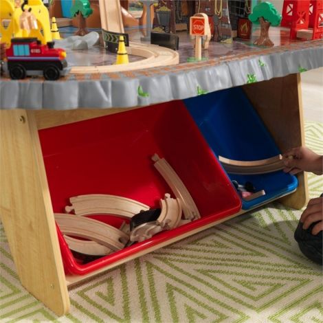 Trenulet KidKraft Waterfall Junction si Masa de Joaca - imagine 2
