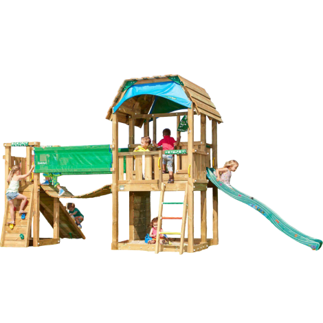 Complex Joacă Barn Jungle Gym cu Tobogan