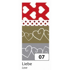 Banda Decorativa Love Folia Paper | Set 4 Role - imagine 2