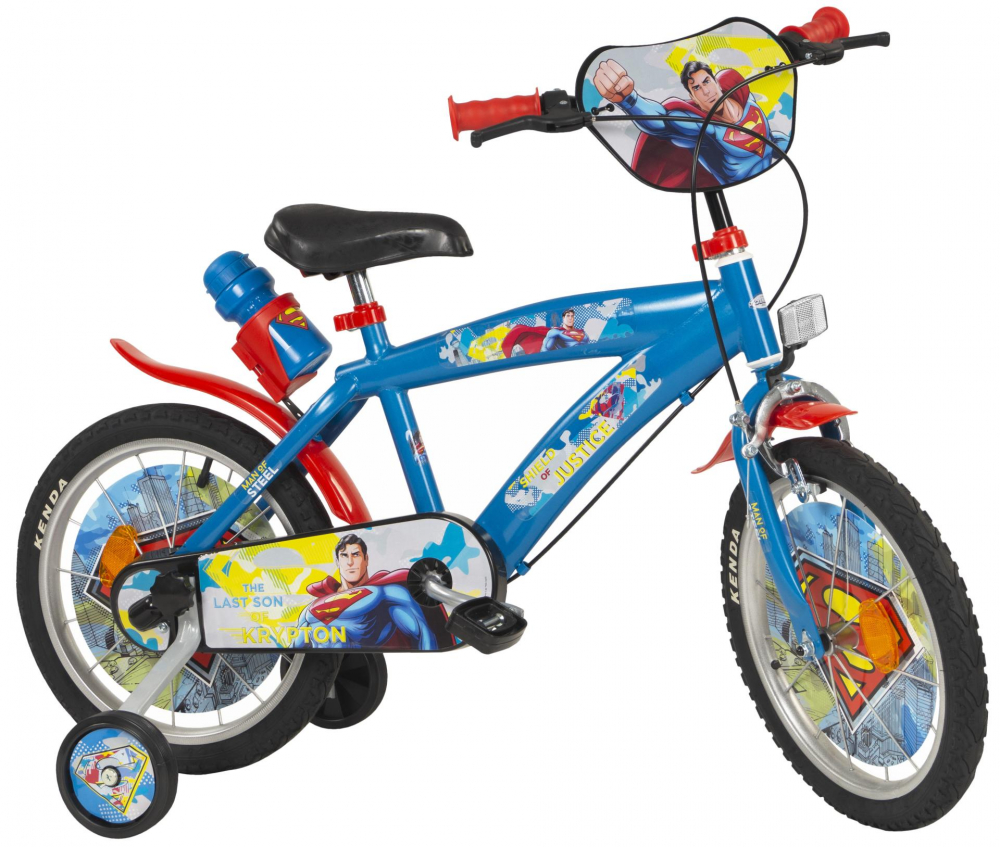 Bicicleta Toimsa Superman 16 inch cu roti ajutatoare - imagine 2