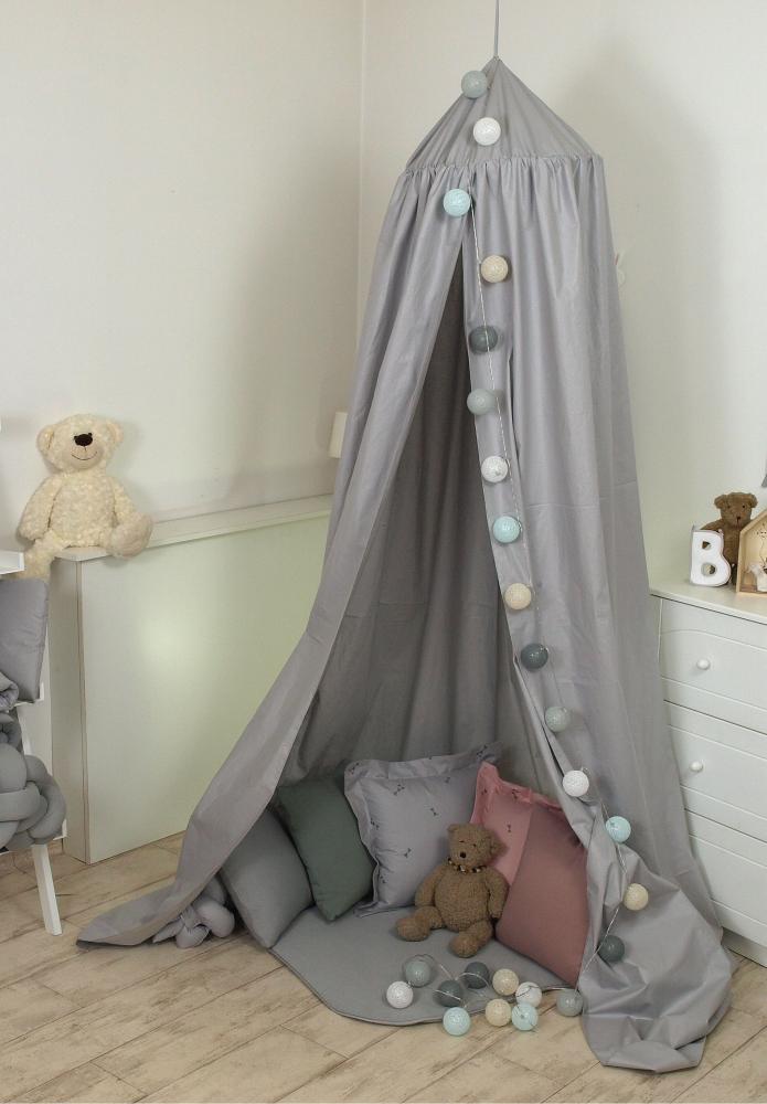Baldachin Amy Pure Grey | Somn Linistit 250x320 cm
