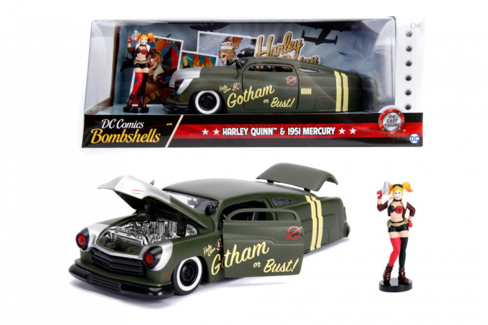 Mașină Mercury 1951 Harley Quinn 1:24 Jadatoys