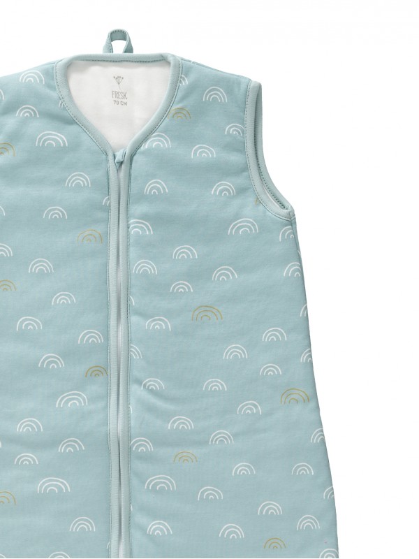 Sac de dormit Fresk Rainbow Blue, Bumbac Organic