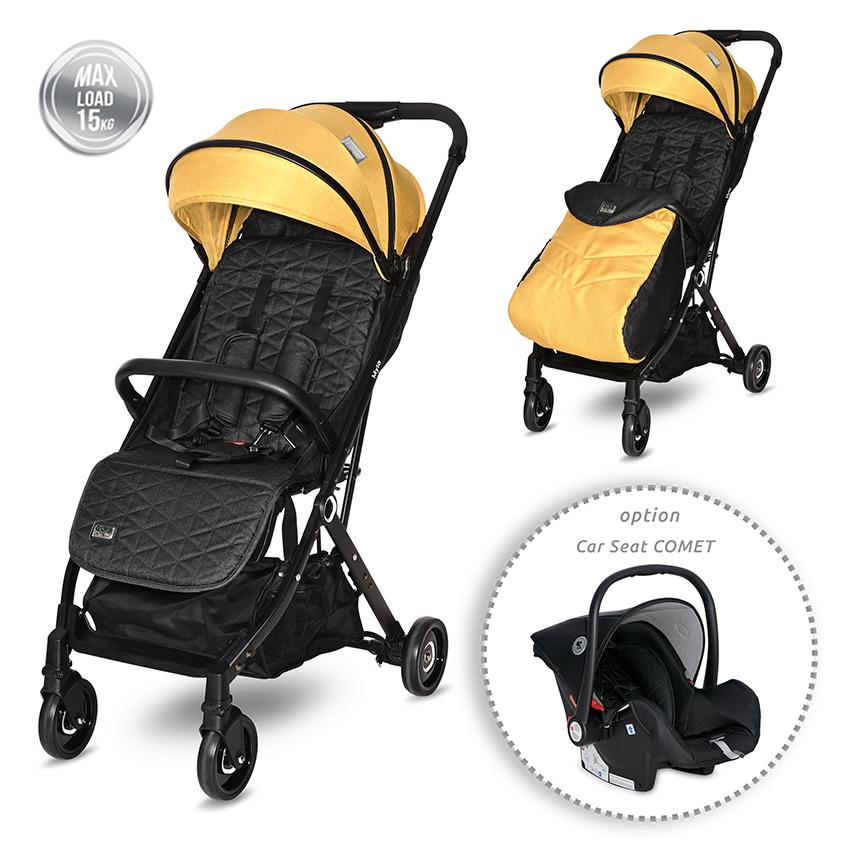 Carucior Lorelli Myla Lemon, Tip Troller Pliabil