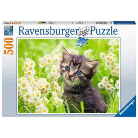 Puzzle Ravensburger Pisicuta 500 Piese Relaxare - imagine 2
