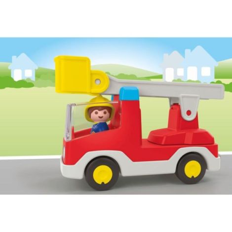 Playmobil Camion Pompier Junior - Jucărie 3+ - imagine 4
