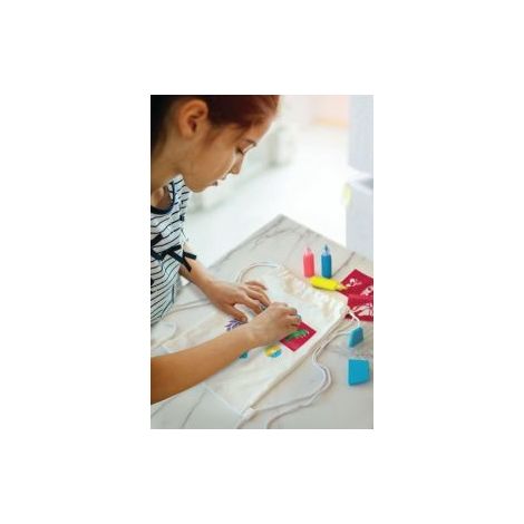 4M Set Imprimare Textile cu Sabloane Creativ - imagine 3