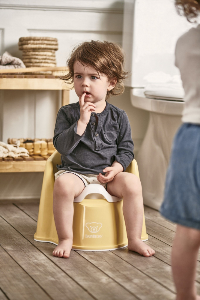 Olita BabyBjorn Potty Chair, Galben-Powder