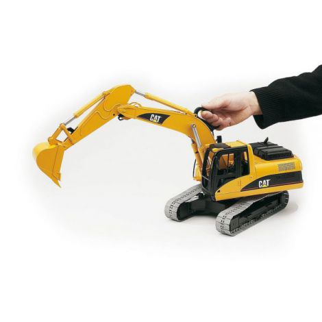 BRUDER Excavator CAT cu funcții manuale - imagine 3