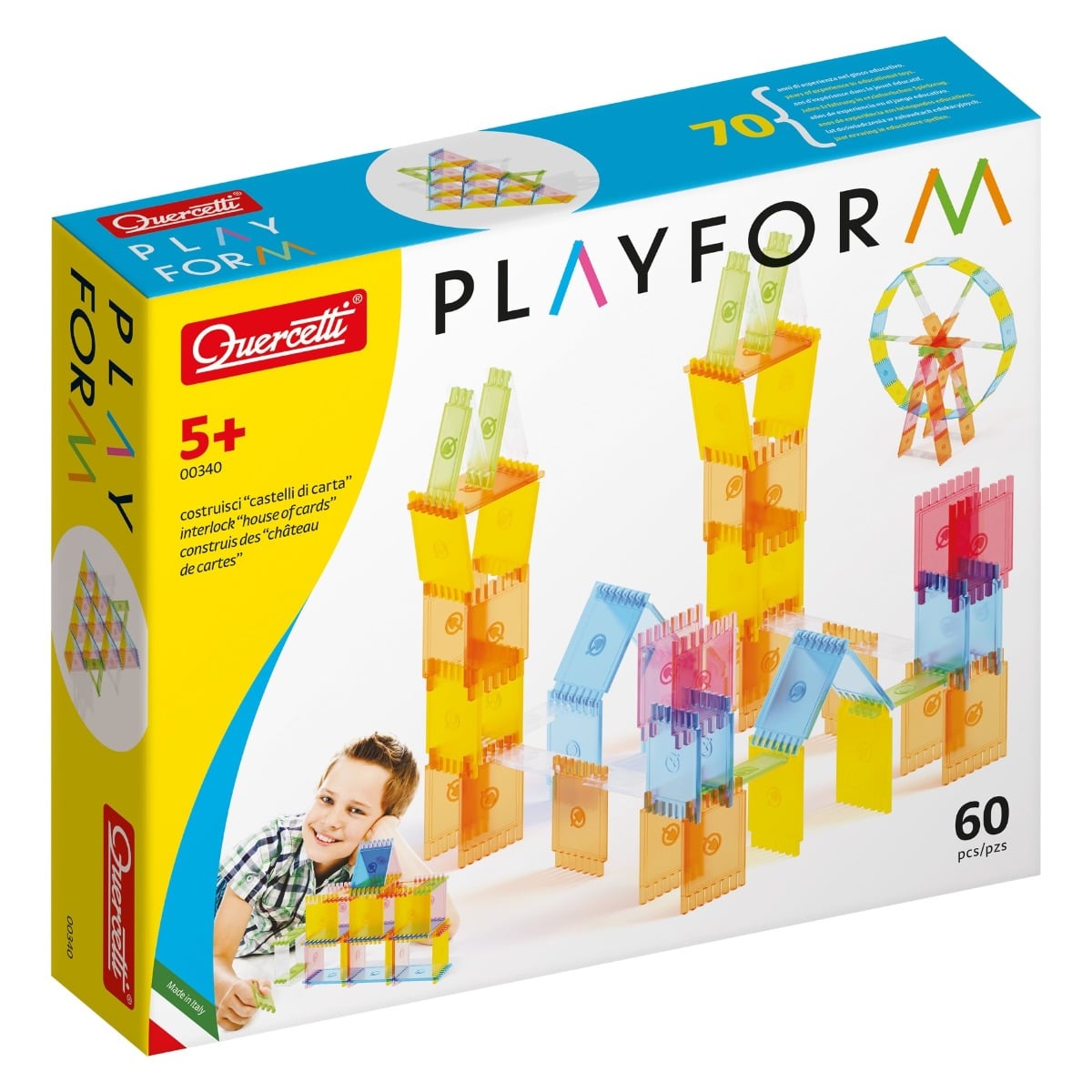 Quercetti Playform 60 piese Set Constructie