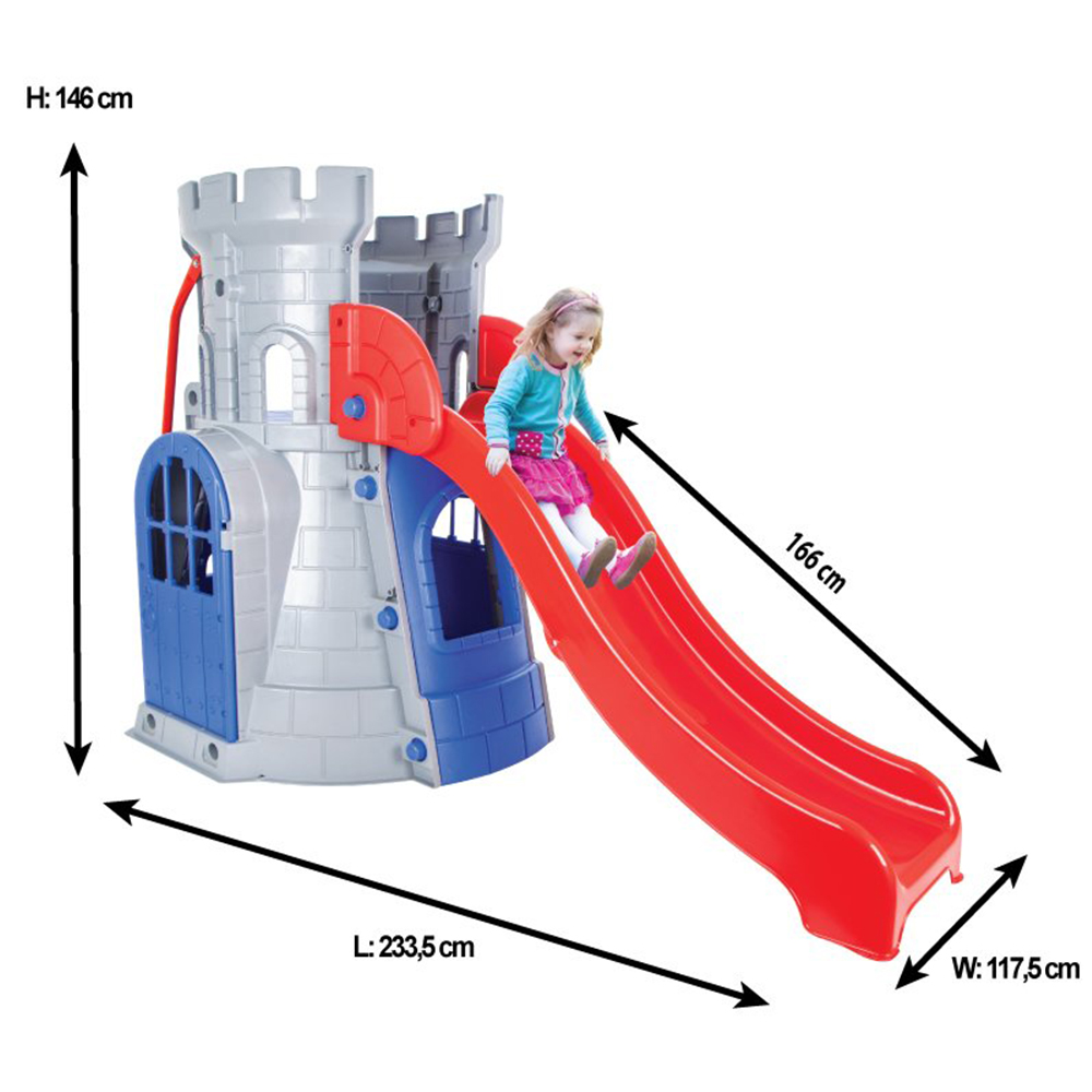 Spațiu Joacă Pilsan Castle Slide cu Tobogan - imagine 5