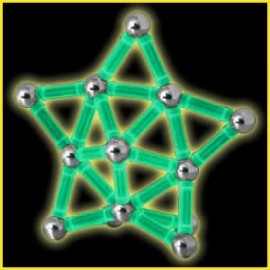 Geomag GLOW 42 - Set Construcții Fluorescente - imagine 4