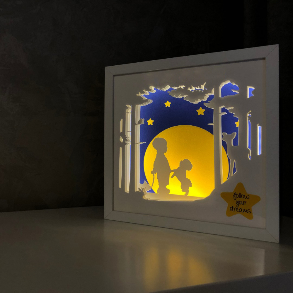 Tablou Luminos Baietel 019 | Noorhandmadeatelier