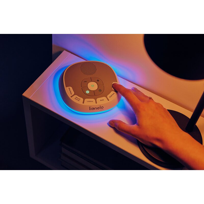 Lampa de veghe Lionelo BabyNap 2in1 Wireless Alb
