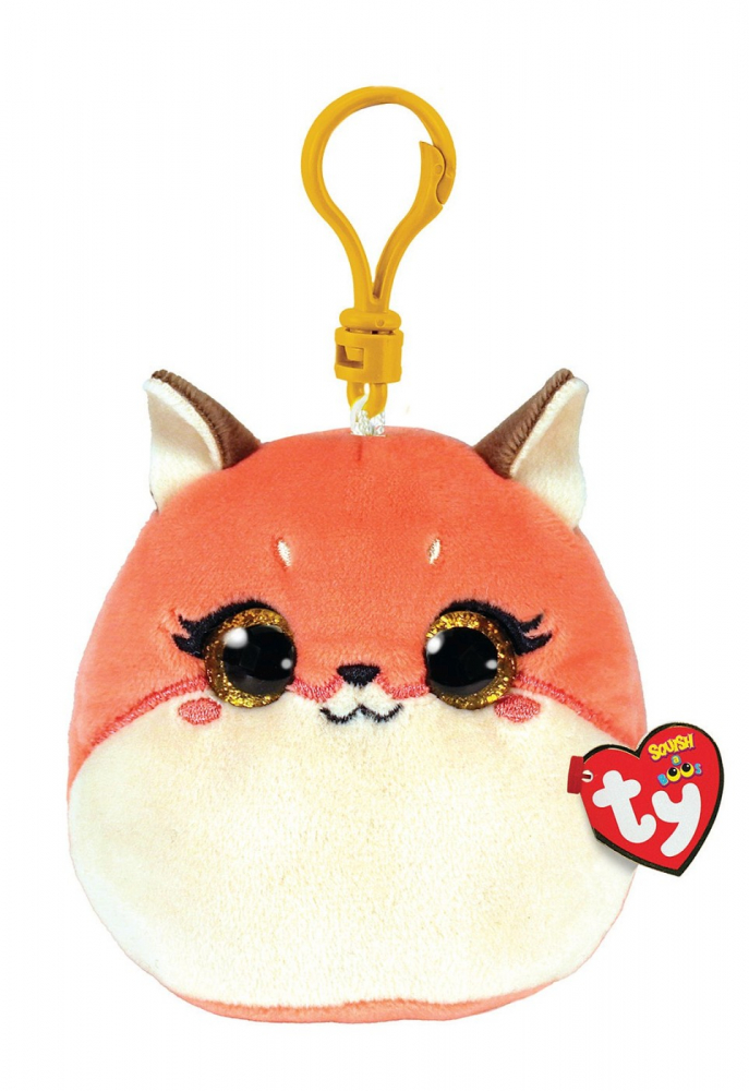 Breloc Ty Roxie Vulpita Squishy 8.5 cm