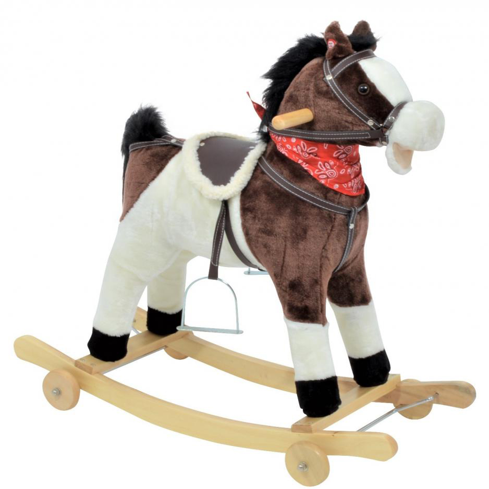 Balansoar Calut Little Mom Rider cu Muzică - imagine 8