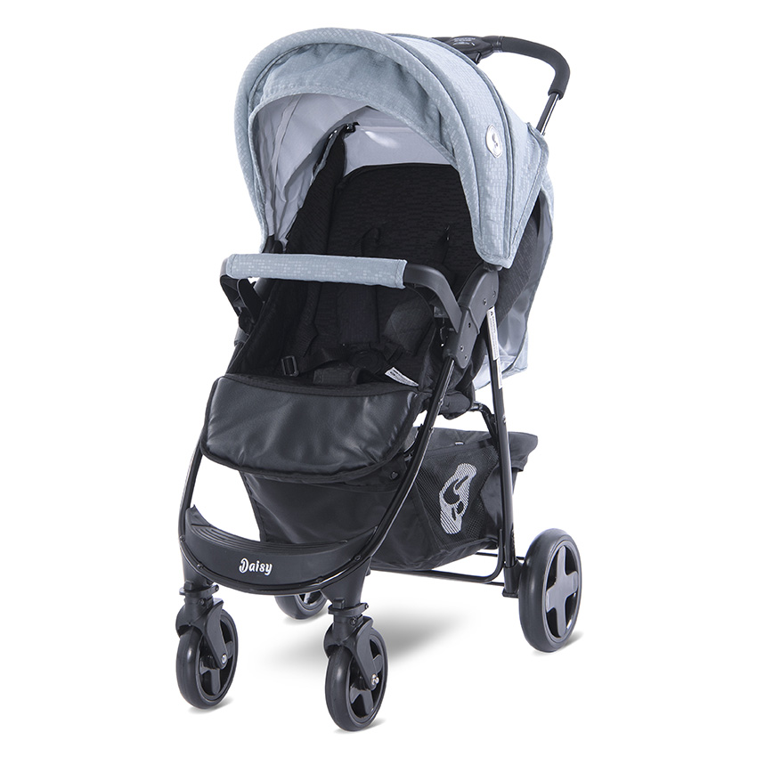 Carucior Sport Lorelli Daisy Basic, Blue/Silver - imagine 2