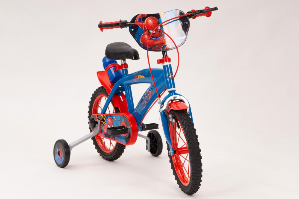 Bicicleta Huffy Spiderman 14 inch, cu roti ajutatoare - imagine 2