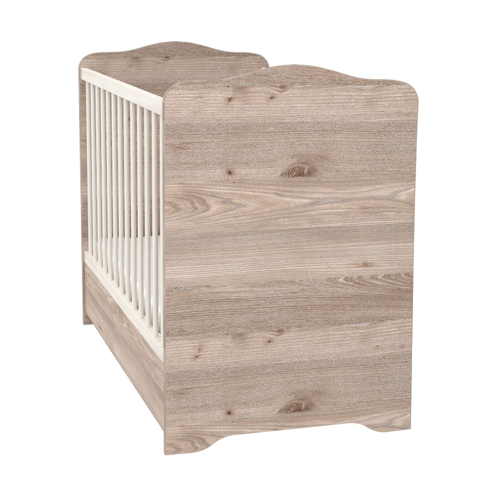 Pătuț Hubners Sofia 120x60 cu Sertar, Lemn - imagine 2