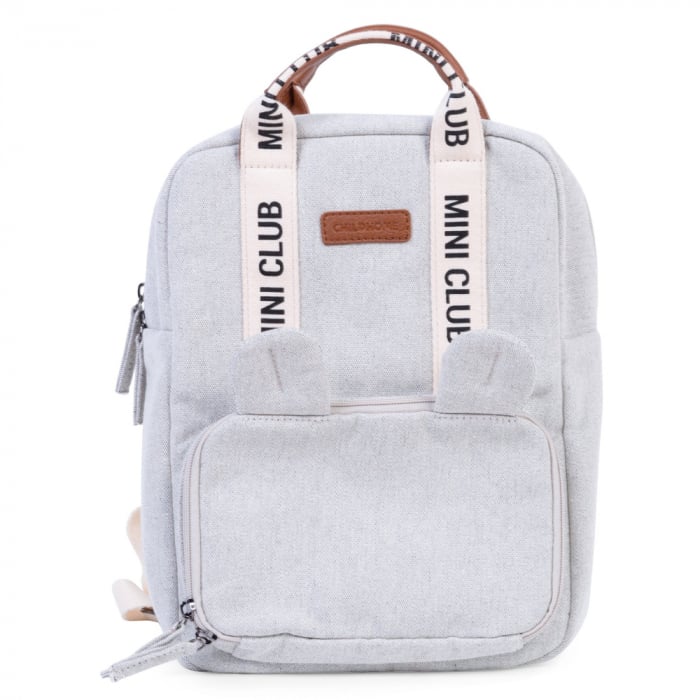Rucsac Childhome Mini Club Signature Alb Copii 3-5ani