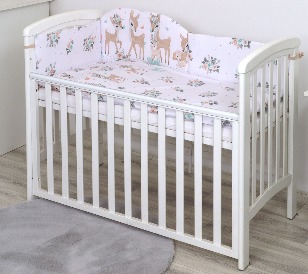 Set Lenjerie Patut Amy Caprioara 120x60 cm - imagine 3