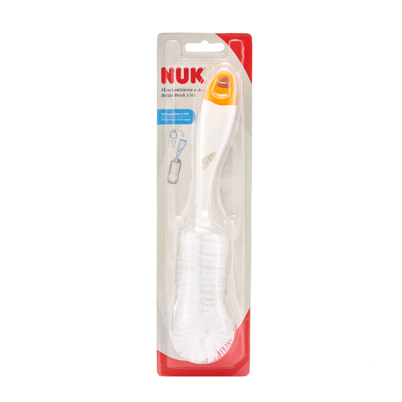 Set perii 2-in-1 NUK, curățare biberoane, Portocaliu