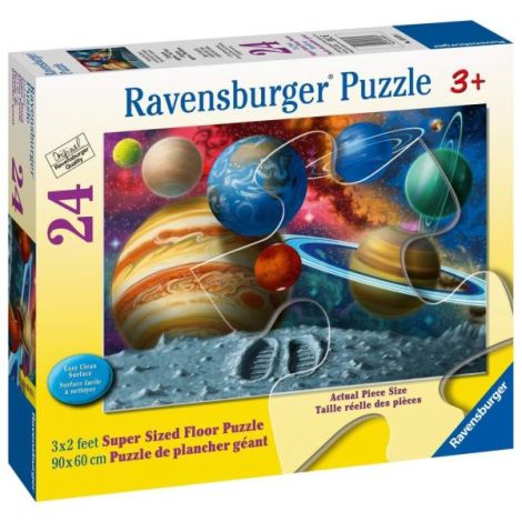 Puzzle Podea Spațiu Ravensburger 24 piese - imagine 3