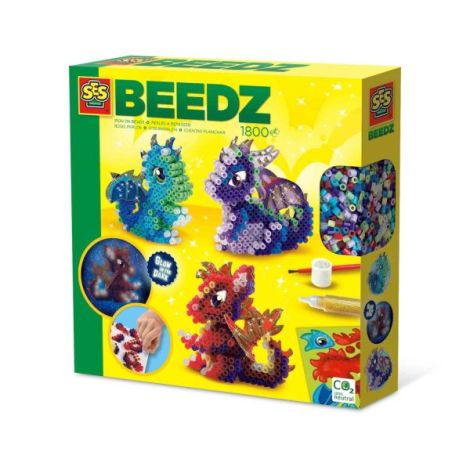 Set Dragoni 3D Beedz Ses Creative - Creatie Stralucitoare