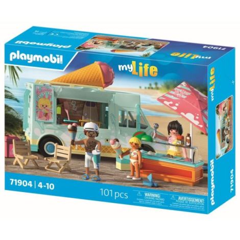 Playmobil Stand Inghetata si Surf Shop - Joc Creativ - imagine 3