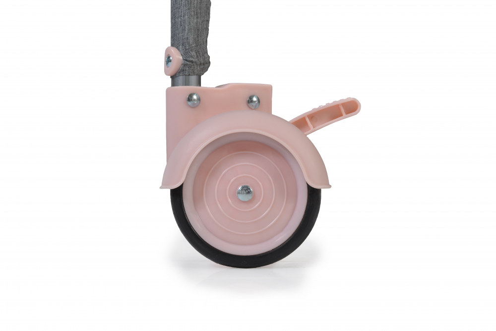 Patut Pliabil Cangaroo 2in1 SkyGlow Pink - imagine 7