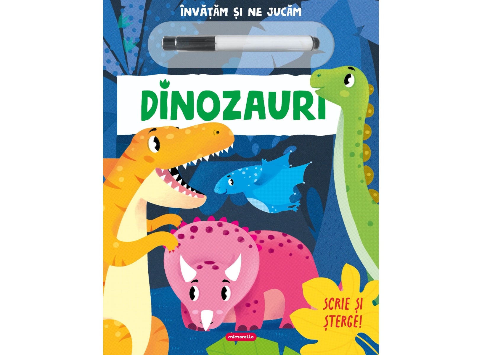 Caiet Dinozauri Scrie și Șterge | Kreativ