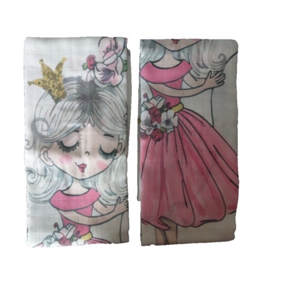 Set 2 Scutece Muselină Bumbac Xkko